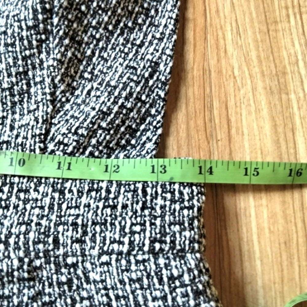 Shein Tweed Sleeveless Romper w/Fringed Hem Sz M