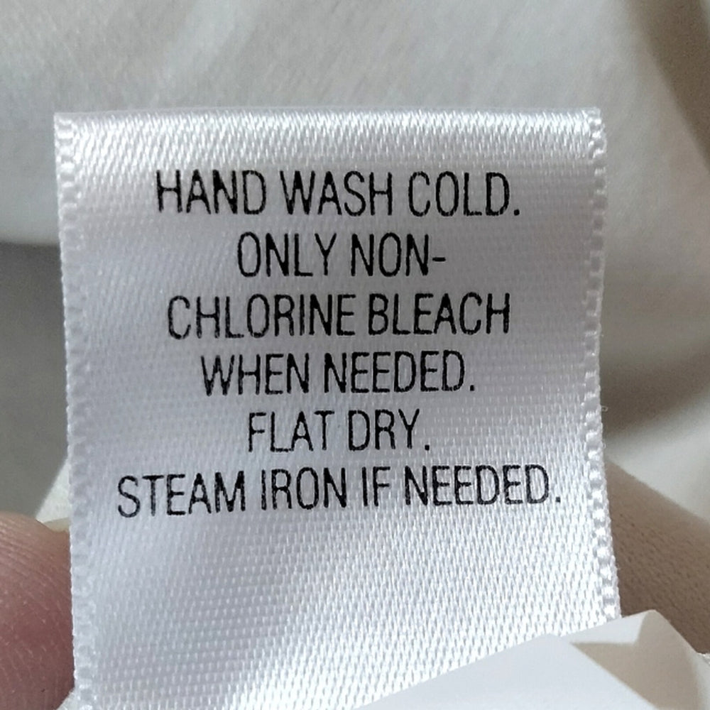 Simply Vera Vera Wang Charming Cream Belted Mini Sleeveless Dress Sz Small