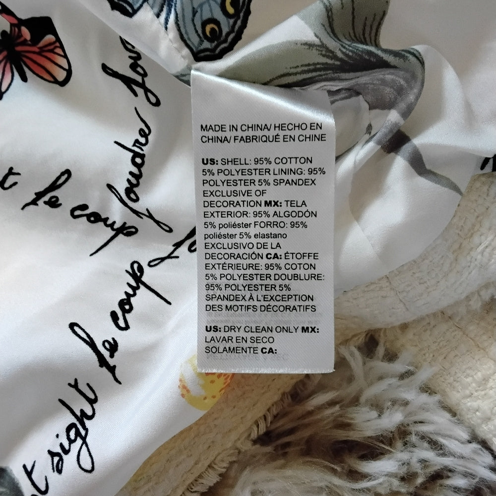 White House Black Market Textured Button-Front Jacket – Size 6