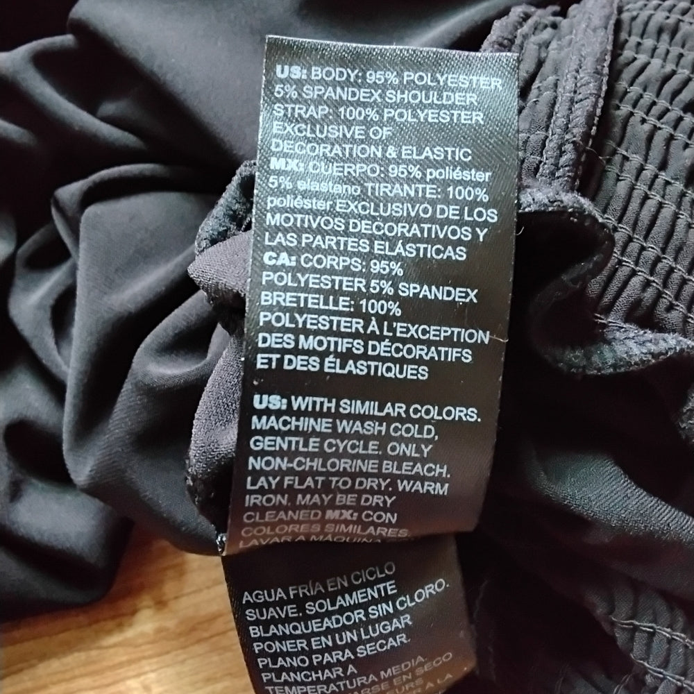 White House Black Market Cross Front Halter Tunic – Black XS, NWT