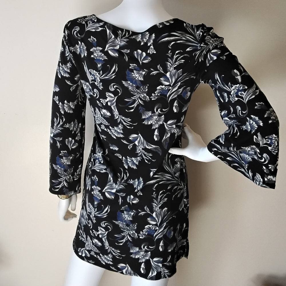 White House Black Market Floral Mini Dress - XS