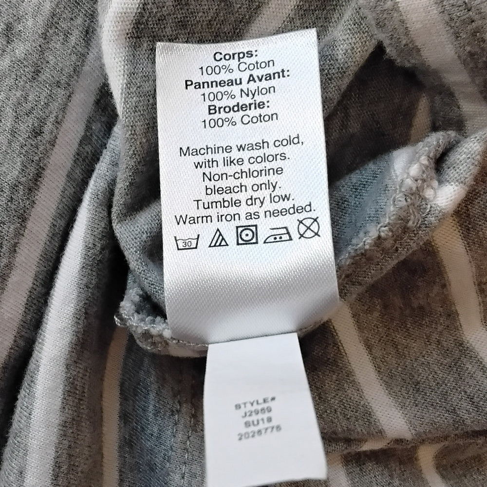 J.Crew Chic Gray Tank Tops Bundle – XS Lace & Stripe Tops