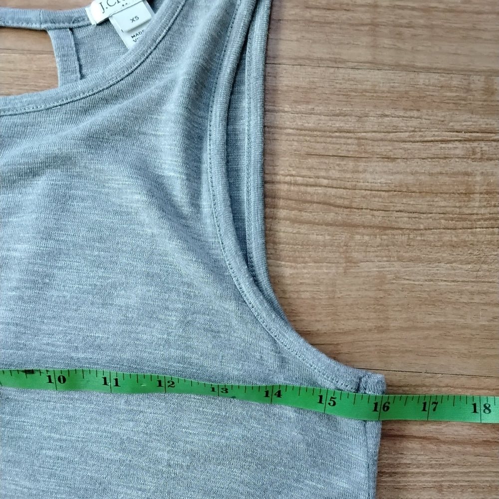 J.Crew Chic Gray Tank Tops Bundle – XS Lace & Stripe Tops