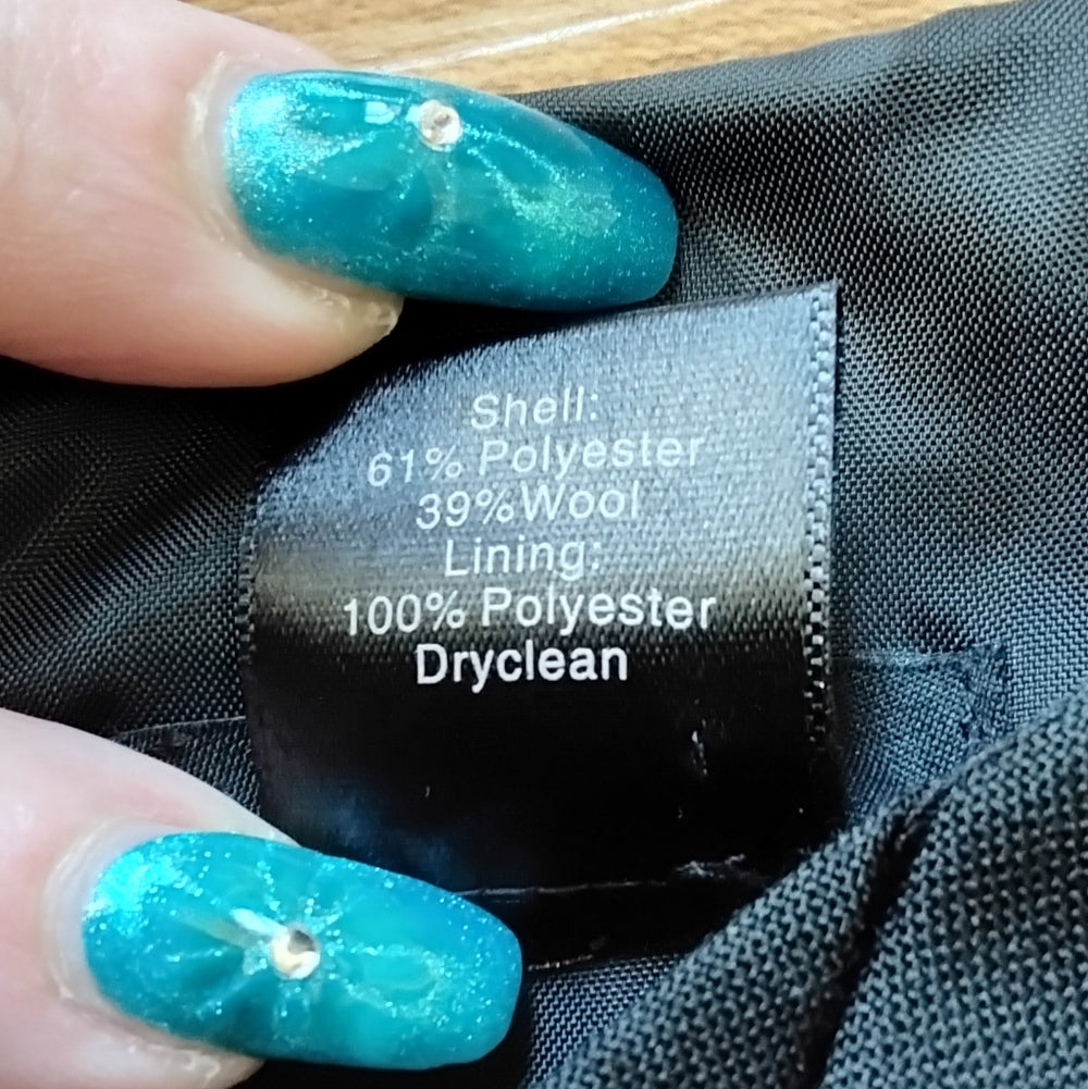 Ann Taylor Petite Black Wool Sleeveless Dress – Size 8P