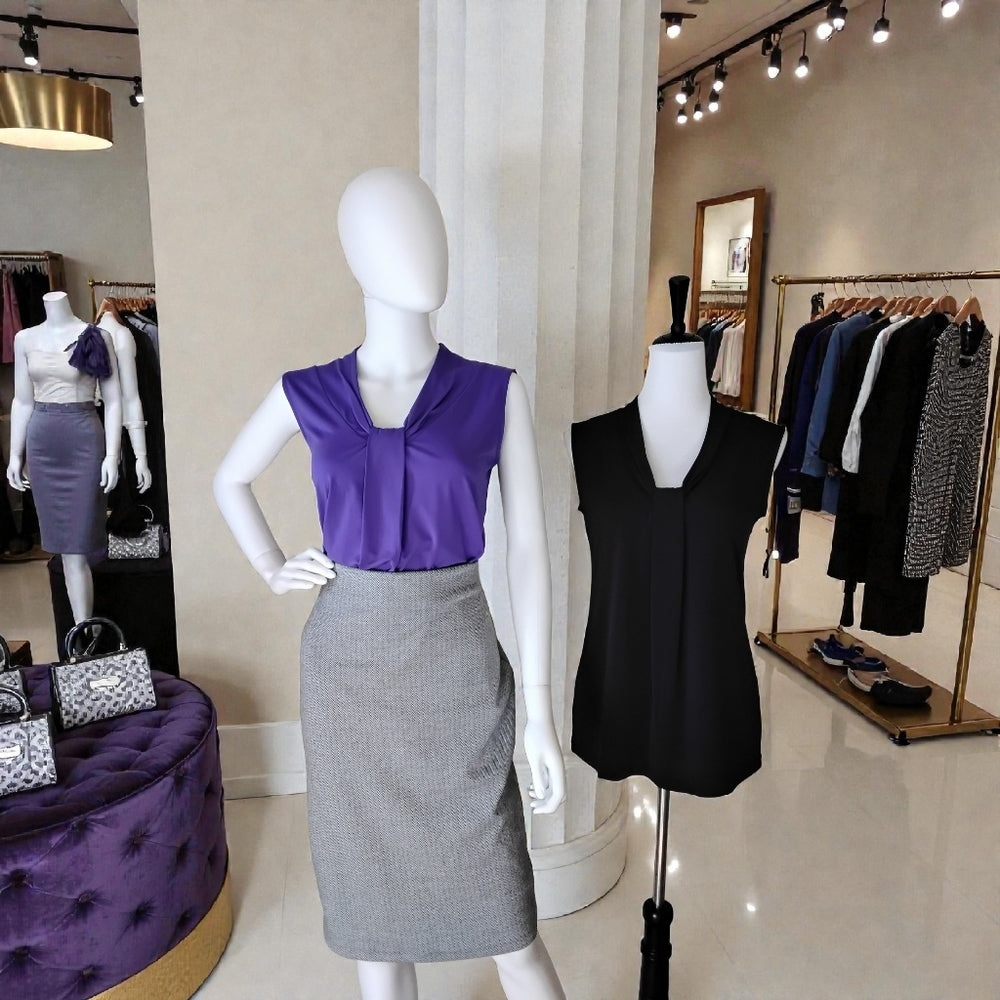 Dana Buchman Luxe Sleeveless Tunic Duo – Size Small | NWT + NWOT