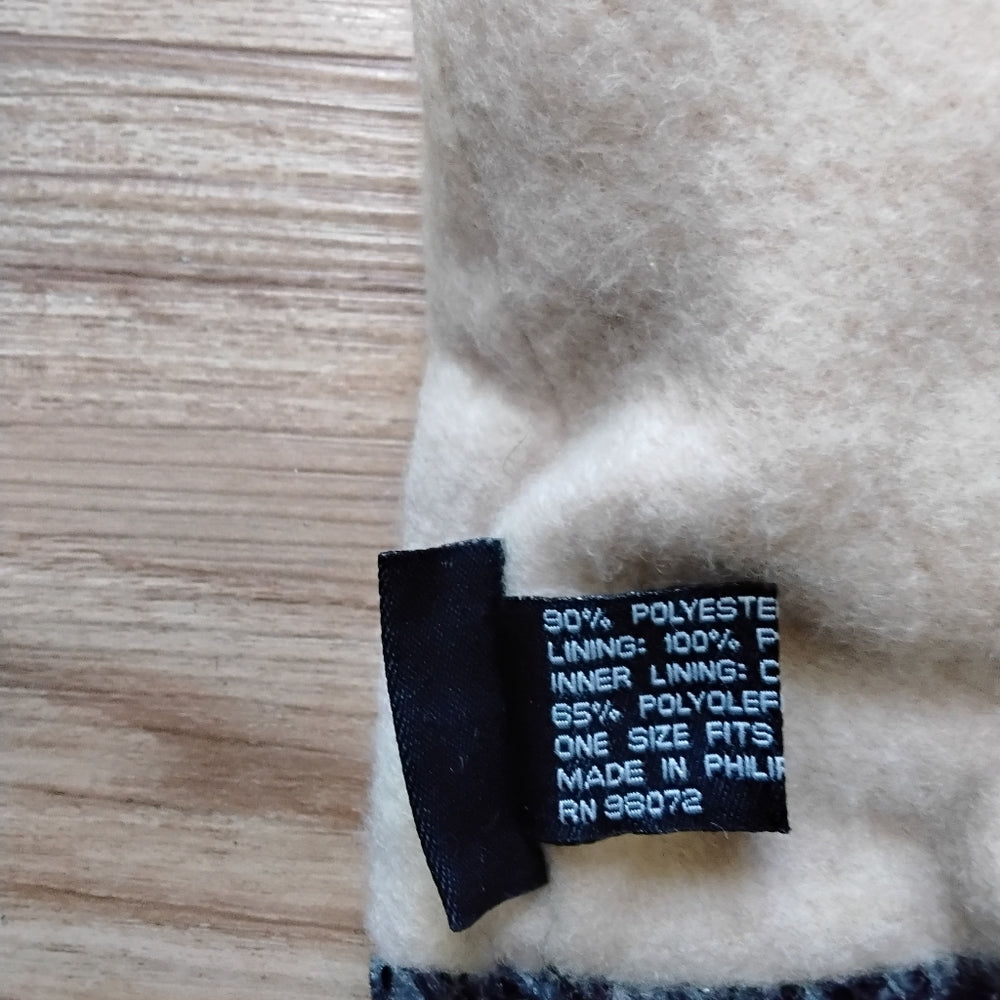 Cajoan Soft Black & Silver Leopard Print Gloves One Size Fits Most